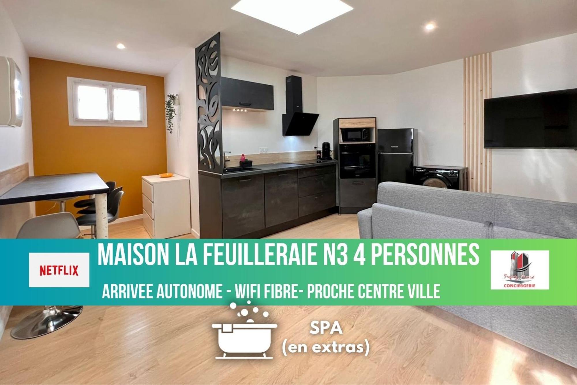 Maison La Feuilleraie N3-Standingmaison-Wifi-Proche Centre Ville-Property Rental Nm Fontenay-le-Comte Dış mekan fotoğraf
